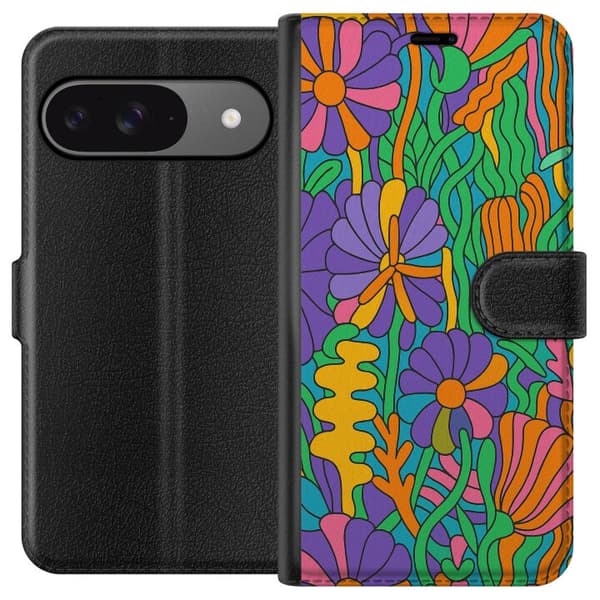 Google Pixel 9 Pro Lompakkokotelo Värien räjähdys