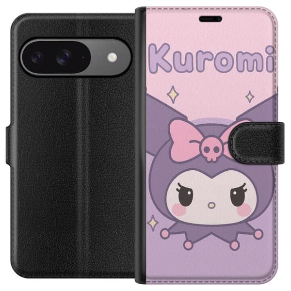 Google Pixel 9 Pro Lompakkokotelo Kuromi Kawaii