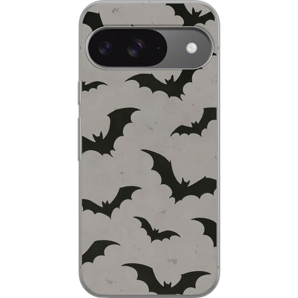 Google Pixel 9 Pro Genomskinligt Skal Flutterprint
