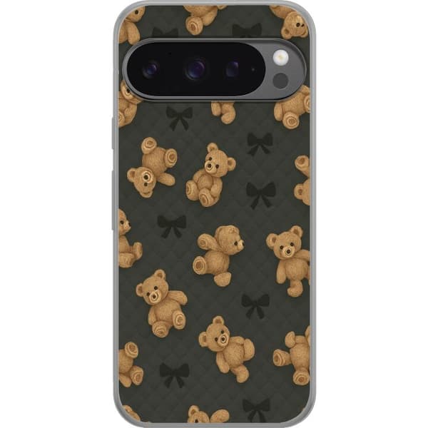 Google Pixel 9 Pro XL Gjennomsiktig deksel Teddy Klemmer