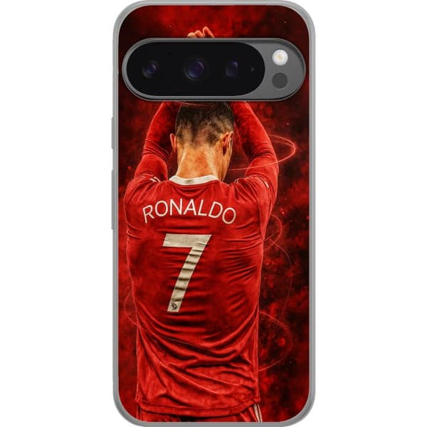 Google Pixel 9 Pro XL Genomskinligt Skal Ronaldo