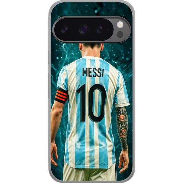 Google Pixel 9 Pro XL Gennemsigtig cover Messi