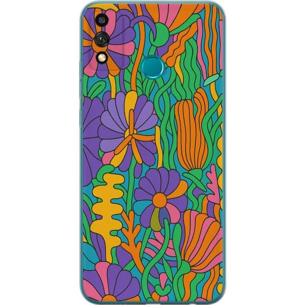 Honor 9X Lite Gennemsigtig cover Farveeksplosion