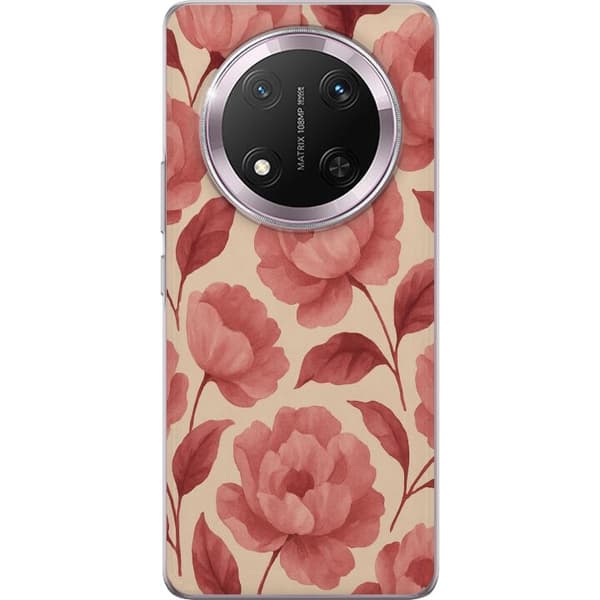 Honor Magic7 Lite Genomskinligt Skal Rose Bloom