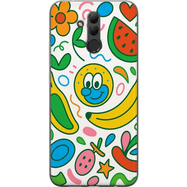 Huawei Mate 20 lite Gjennomsiktig deksel Sommerfuglslør