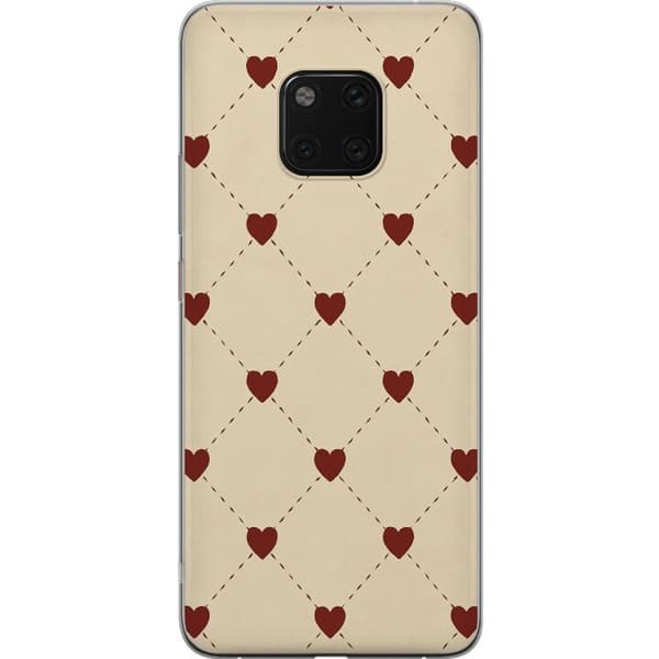 Huawei Mate 20 Pro Läpinäkyvä kuori Sydänverkko