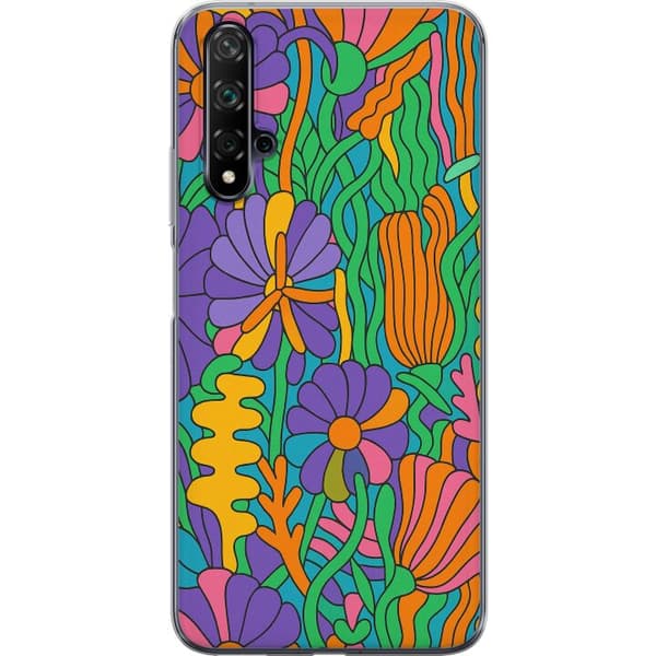 Huawei nova 5T Gjennomsiktig deksel Color Pop