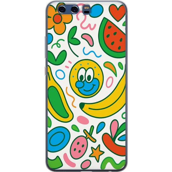 Huawei P10 Gennemsigtig cover Sommerfugle Slør
