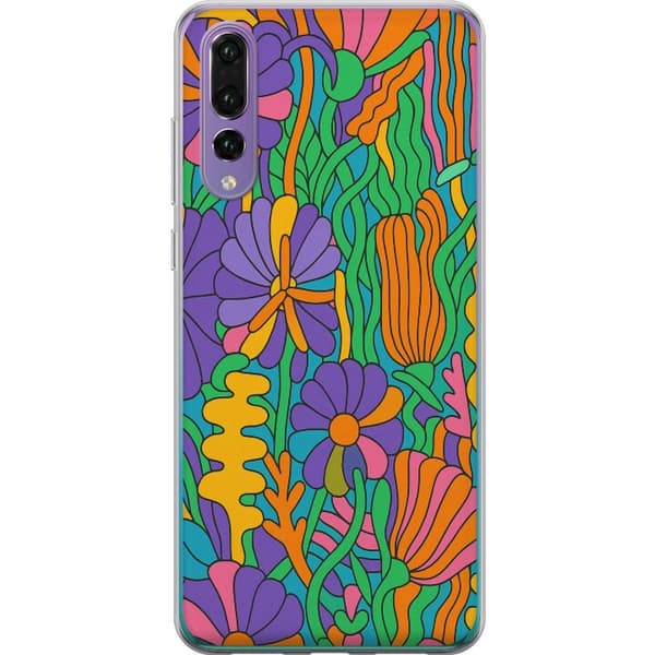 Huawei P20 Pro Gennemsigtig cover Farveeksplosion