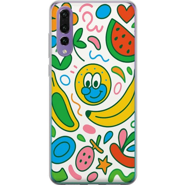 Huawei P20 Pro Gennemsigtig cover Sommerfugle Slør