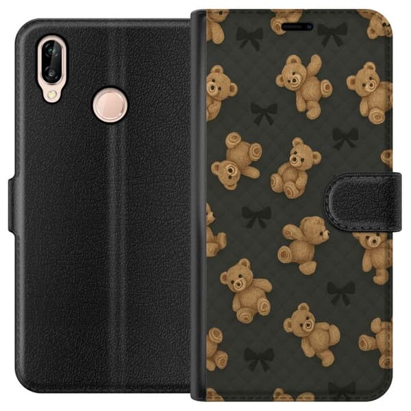 Huawei P20 lite Lompakkokotelo Teddy Halauksia