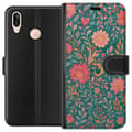Miniatyrbillede 1 af 3: Huawei P20 lite Tegnebogsetui Floral Dream