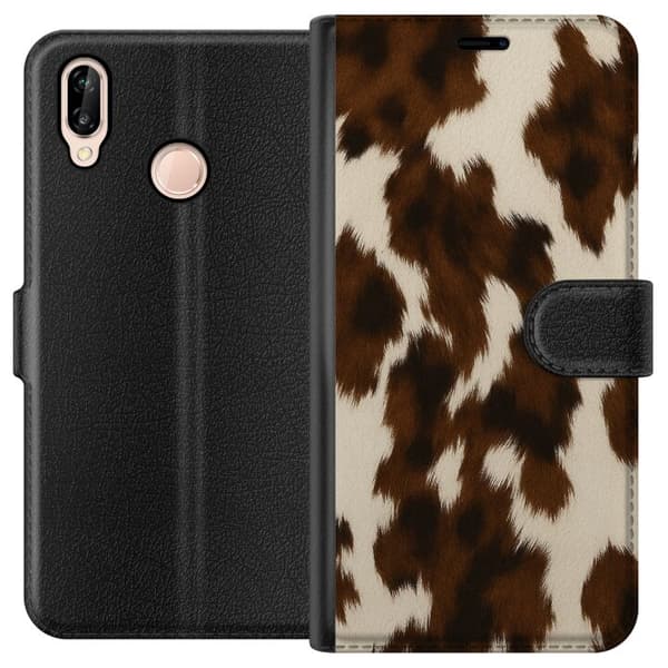 Huawei P20 lite Lompakkokotelo Värisuihku