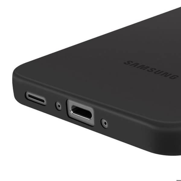 Coque för Samsung Galaxy A36 Silikon Flexibel Soft Touch Original Samsung Svart