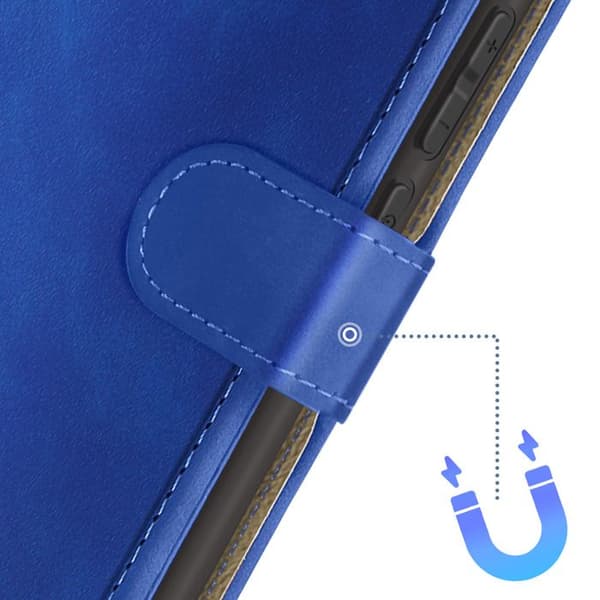 Fodral för Oppo Reno 13 Plånbok med Magnetflik Blå