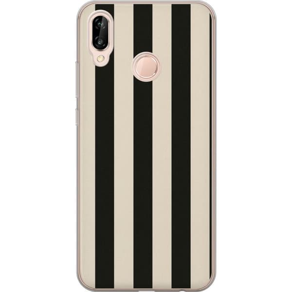 Huawei P20 lite Gennemsigtig cover Linje Flow