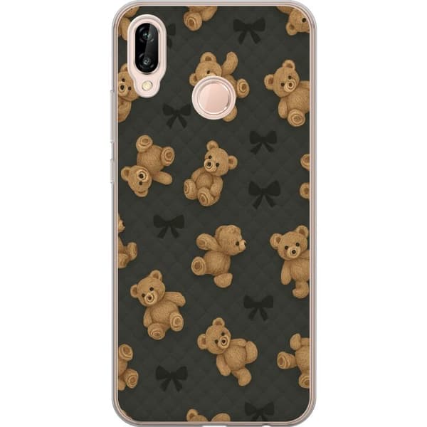 Huawei P20 lite Gennemsigtig cover Teddy Knus