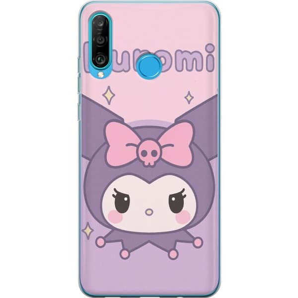 Huawei P30 lite Gennemsigtig cover Kuromi Kawaii