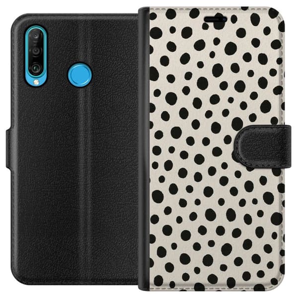 Huawei P30 lite Lommeboketui Dot Dance
