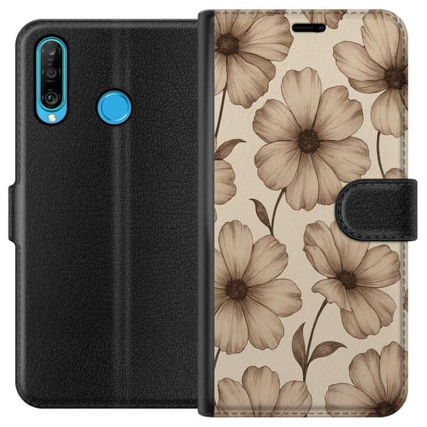 Huawei P30 lite Tegnebogsetui Pastel Rush