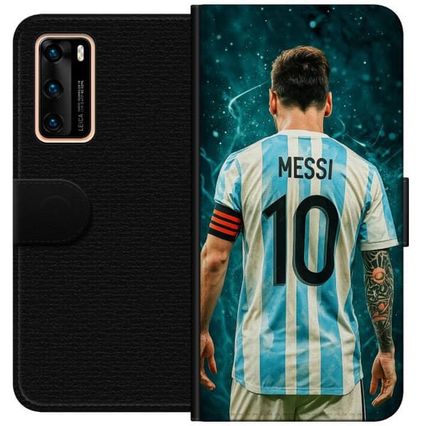 Huawei P40 Tegnebogsetui Messi