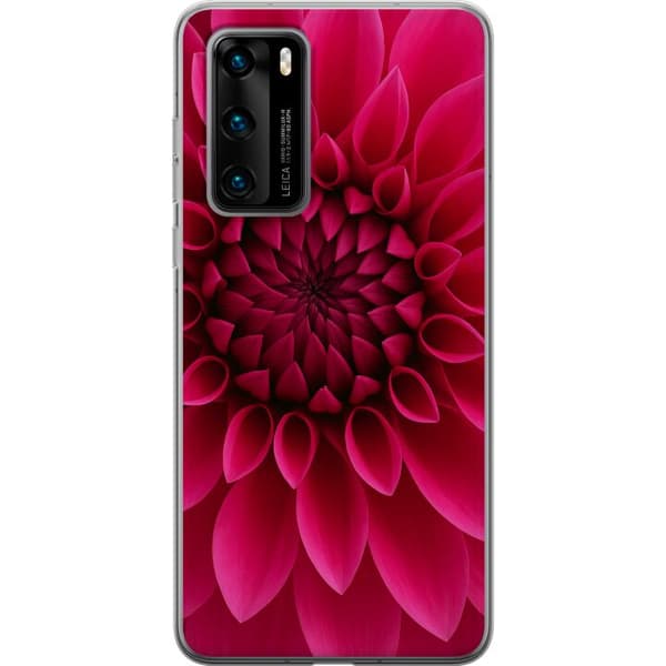 Huawei P40 Läpinäkyvä kuori Rosecore