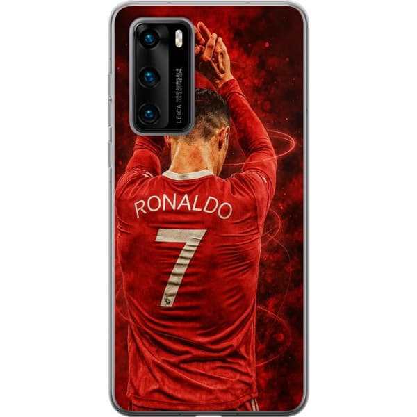 Huawei P40 Läpinäkyvä kuori Ronaldo