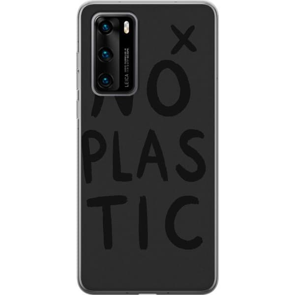 Huawei P40 Läpinäkyvä kuori Eco Echo