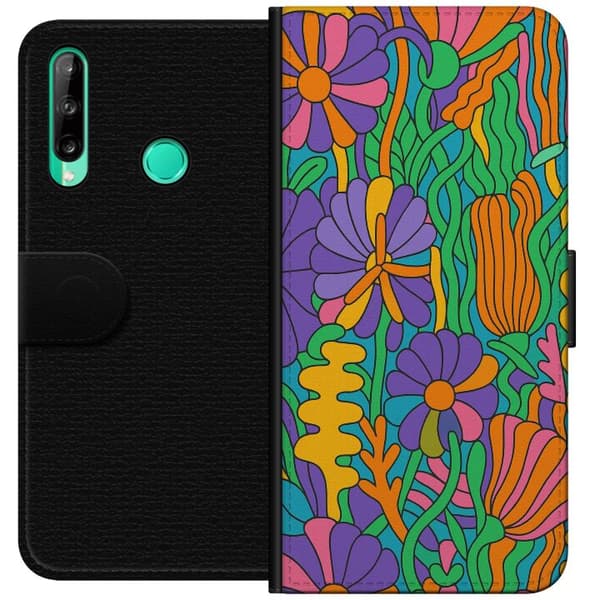 Huawei P40 lite E Lompakkokotelo Värien räjähdys