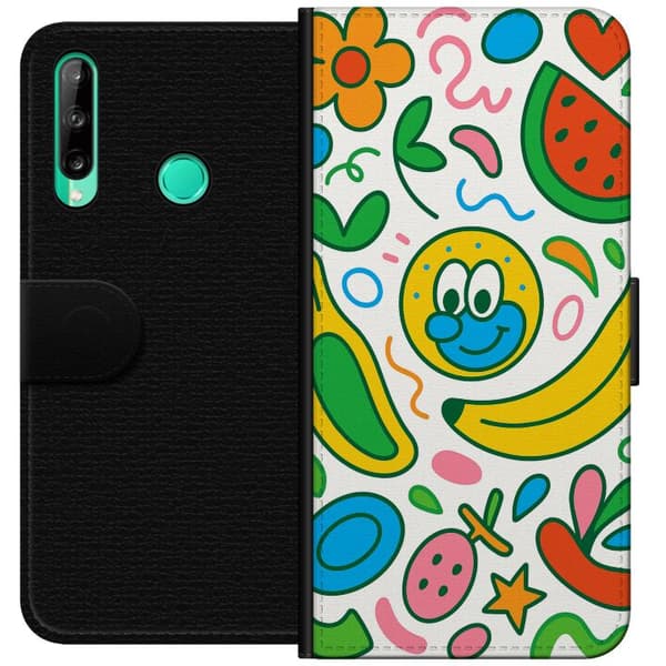 Huawei P40 lite E Lompakkokotelo Perhosverho