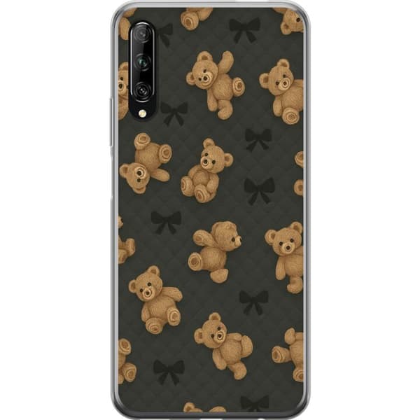 Huawei P smart Pro 2019 Genomskinligt Skal Teddy Hugs