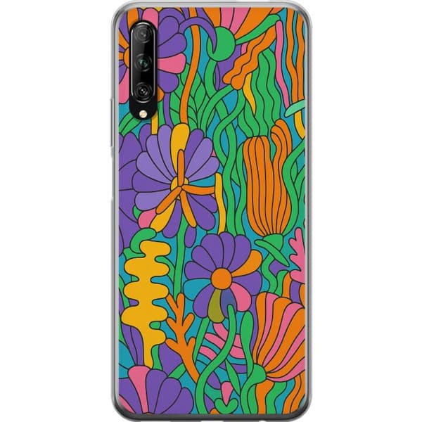 Huawei P smart Pro 2019 Läpinäkyvä kuori Värien räjähdys