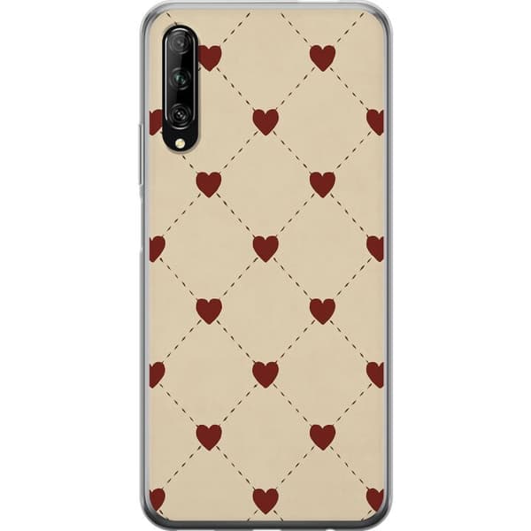 Huawei P smart Pro 2019 Gennemsigtig cover Hjertegitter