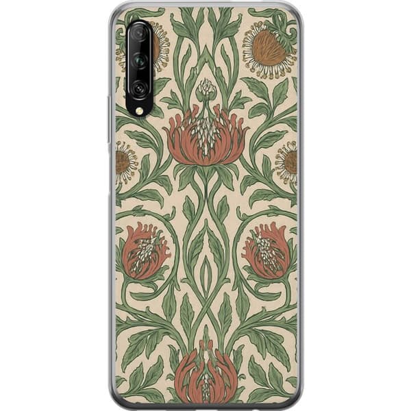 Huawei P smart Pro 2019 Genomskinligt Skal Petal Details