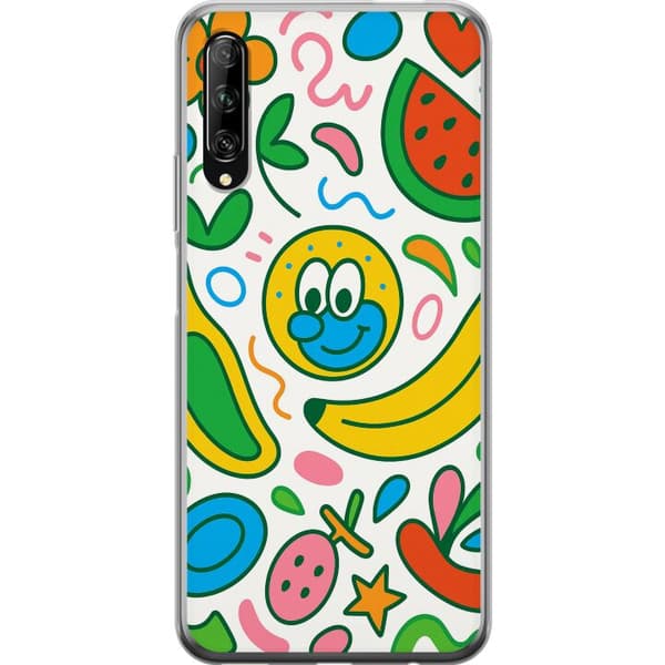 Huawei P smart Pro 2019 Genomskinligt Skal Butterfly Veil