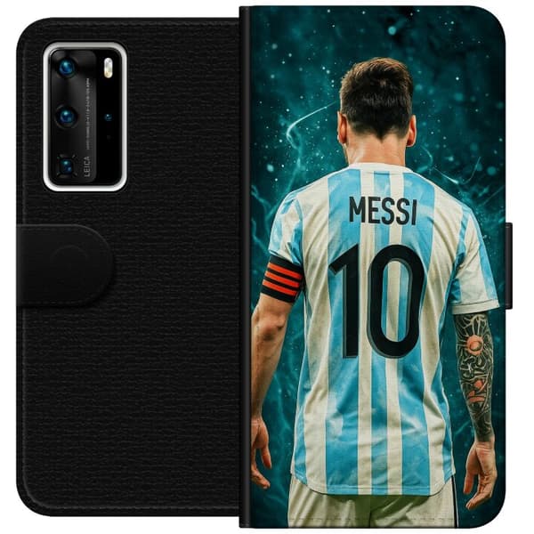 Huawei P40 Pro Tegnebogsetui Messi