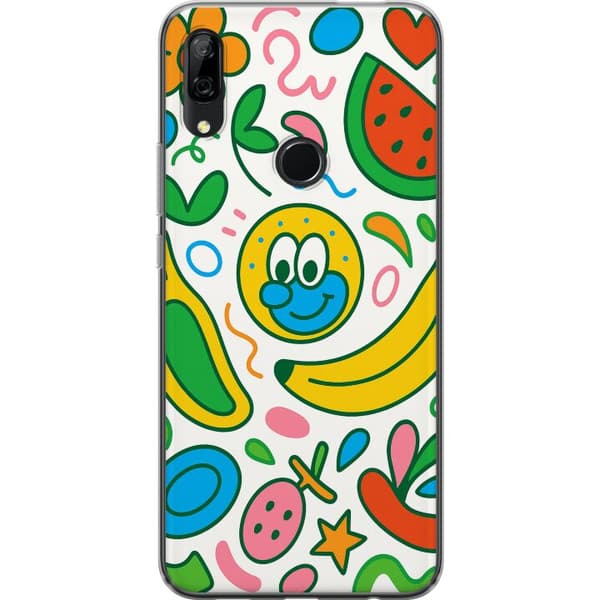 Huawei P Smart Z Läpinäkyvä kuori Perhosverho