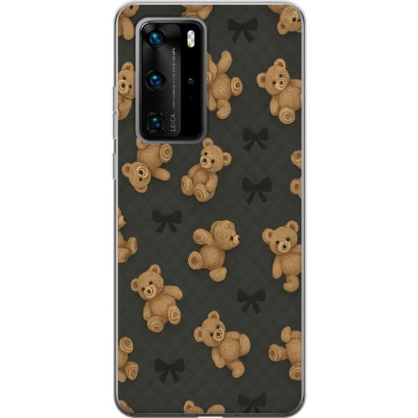 Huawei P40 Pro Gennemsigtig cover Teddy Knus