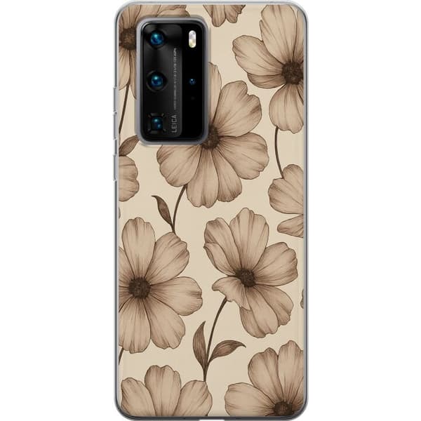 Huawei P40 Pro Gennemsigtig cover Pastel Rush