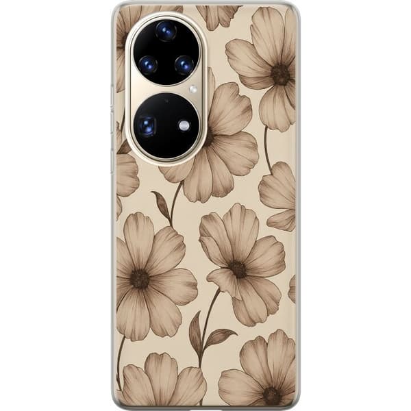 Huawei P50 Pro Gjennomsiktig deksel Pastel Rush