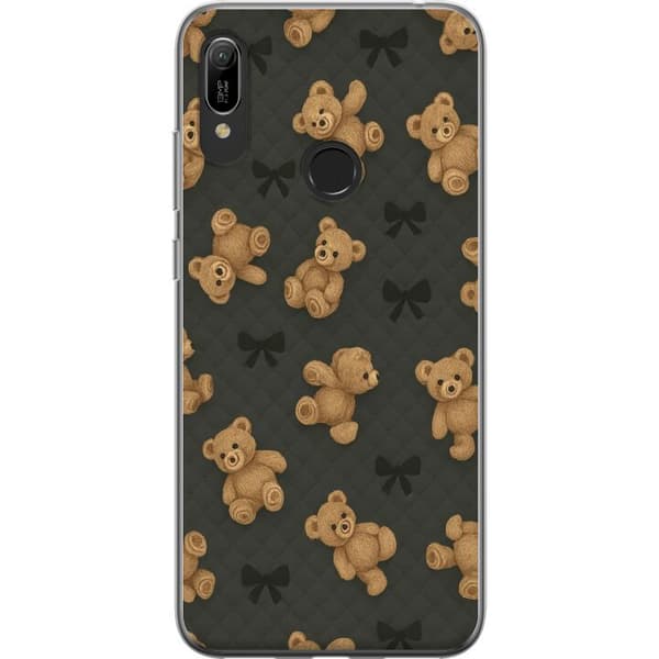 Huawei Y6 (2019) Genomskinligt Skal Teddy Hugs