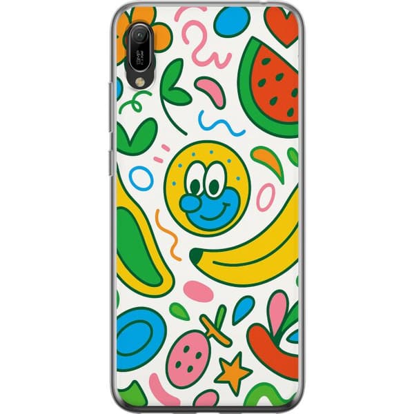 Huawei Y6 Pro (2019) Gennemsigtig cover Sommerfugle Slør