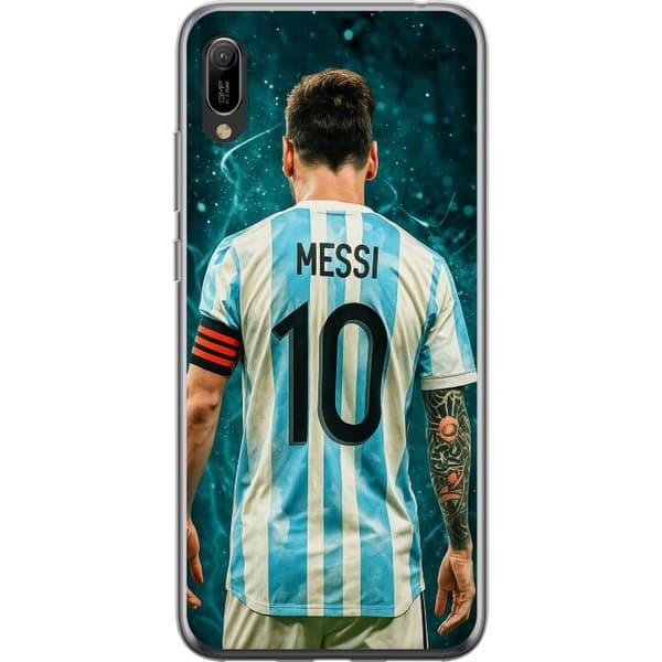 Huawei Y6 Pro (2019) Genomskinligt Skal Messi