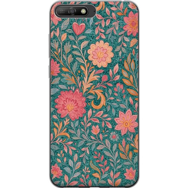 Huawei Y6 (2018) Läpinäkyvä kuori Floral Dream