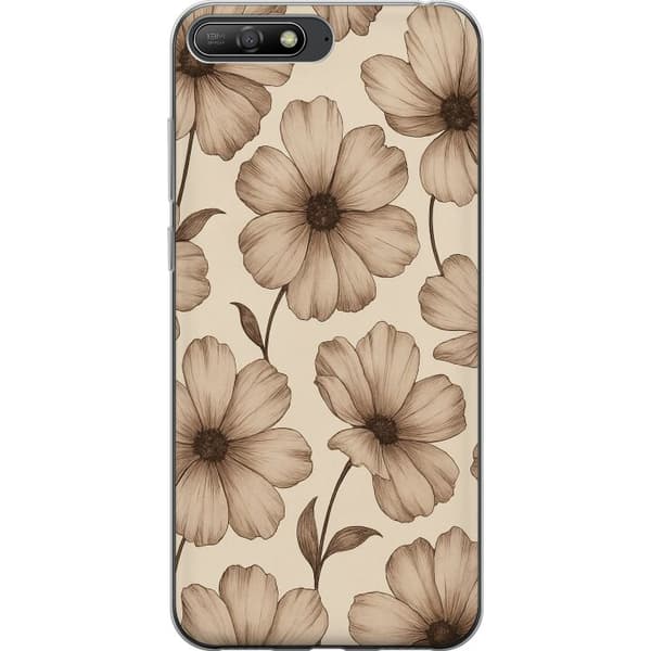 Huawei Y6 (2018) Genomskinligt Skal Pastel Rush