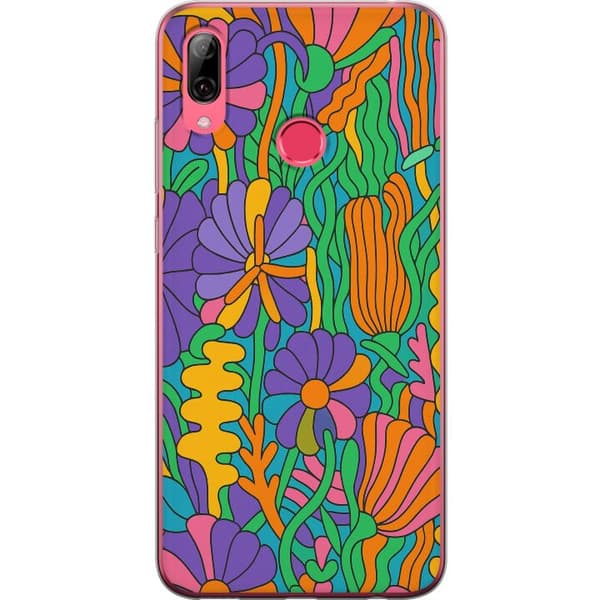Huawei Y7 (2019) Läpinäkyvä kuori Värien räjähdys