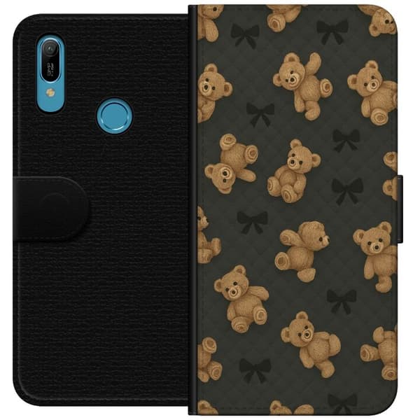 Huawei Y6 (2019) Tegnebogsetui Teddy Knus