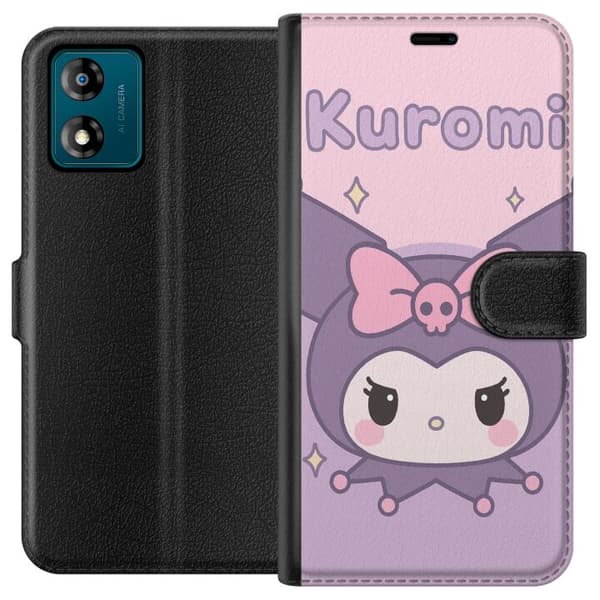 Motorola Moto E13 Lommeboketui Kuromi Kawaii