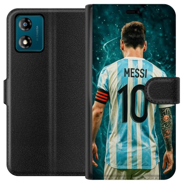 Motorola Moto E13 Lompakkokotelo Messi