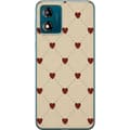 Miniatyrbillede 1 af 3: Motorola Moto E13 Gennemsigtig cover Hjertegitter